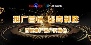 推廣營銷 出奇制勝---百度推廣客戶交流會***成功！